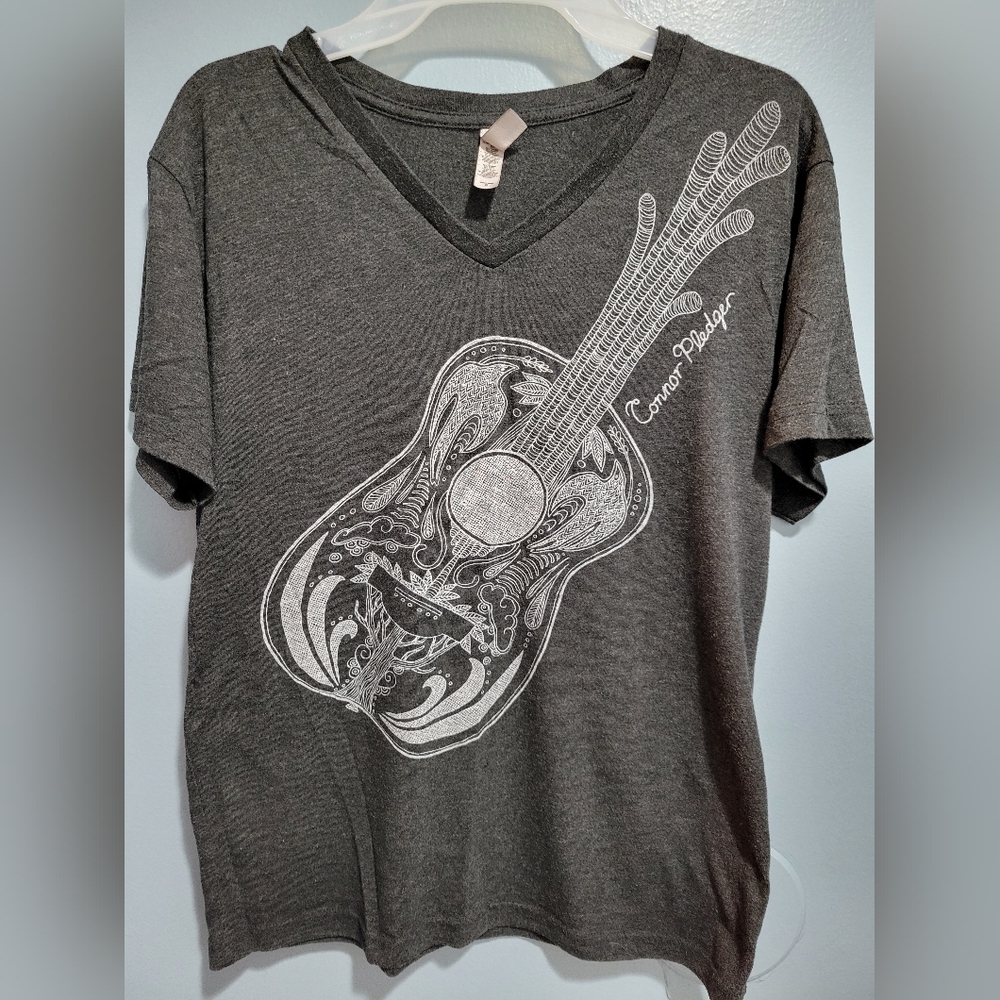Womens Next Level V Neck Connor Pledger Tshirt Size Small